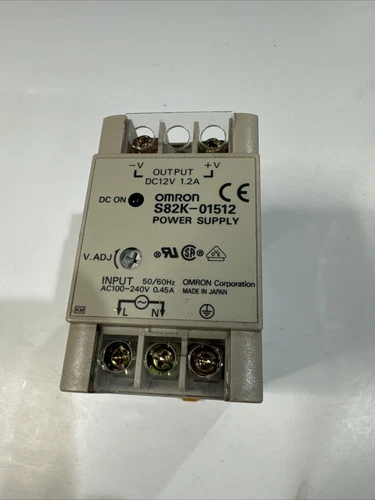 OMRON Power Supply 12VDC 1.2A S82K-01512 SWITCH MODE  S82K01512  Working