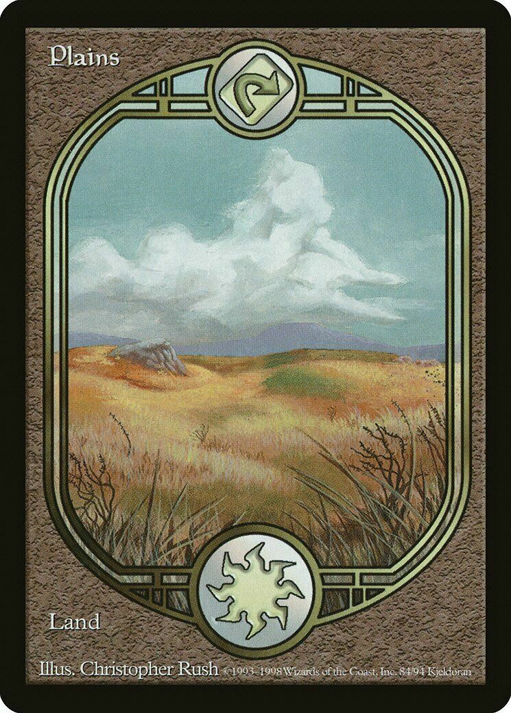 Plains Unglued  Basic Land Extended / Full Art MTG LP L2
