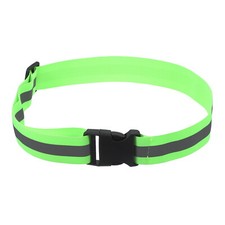 Reflective Belt, Adjustable Hi-Vis Safety Running Gear Belt, Fluorescent Green
