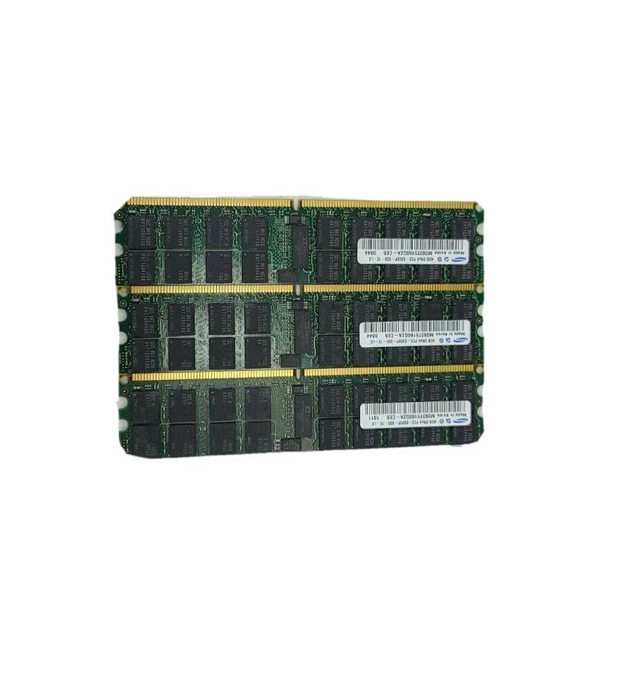 Lot of 3 Samsung 4GB DDR2 ECC RAM Memory 2RX4 PC2-5300P M393T5160QZA-CE6 - Image 2 of 4
