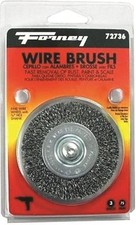 NEW FORNEY 72736 3" X 1/4" GRINDER WIRE WHEEL END BRUSH CRIMP FINE WIRE 8912321