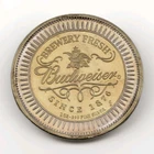 Budweiser Anheuser Busch 125th Anniversary 1oz .999 Silver Round Toned Rare