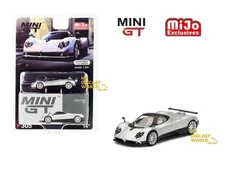 1/64 MINI GT #305 MIJO EXCLUSIVES PAGANI ZONDA F SILVER mgt00305