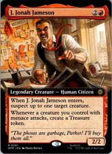 J. Jonah Jameson (Extended Art) Marvel's Spider-Man Magic: The Gathering Foil NM
