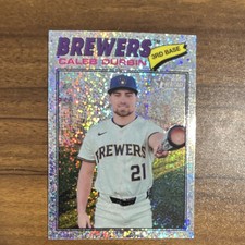 Topps Heritage 2026 Caleb Durbin Parallel Brewers #109