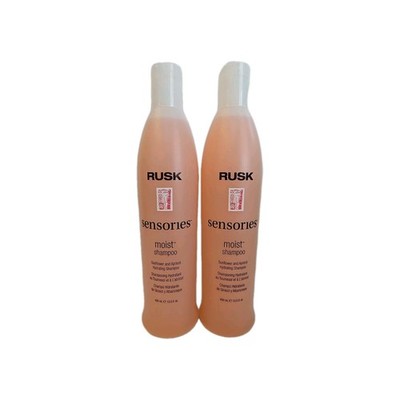 2 RUSK SENSORIES MOIST SHAMPOO, 13.5.FL.oz Each Sunflower & Apricot Hydrating 