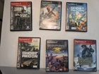 PlayStation 2 PS2 Video Game Bundle Lot Of 6 Medal Honor Ghost Recon Cod Tested