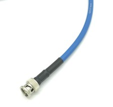 2ft RG6 Precision HD SDI BNC Cable - Blue