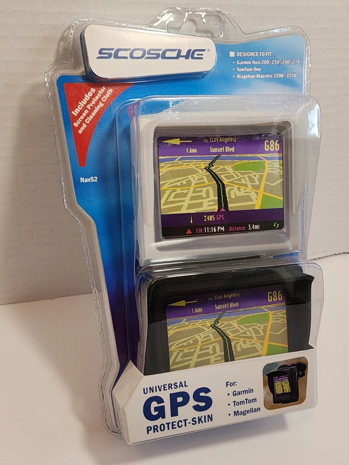 SCOSCHE Universal GPS Protective Skin for 3.5" Garmin TomTom  Magellan GPS NAVS2 - Image 3 of 4