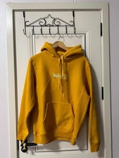 "SUPREME" - Box Logo - Hoodie / Sweatshirt - HW21 (Light Mustard) - Größe M
