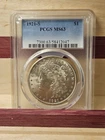 1921-S Morgan Silver Dollar - $1 PCGS MS63