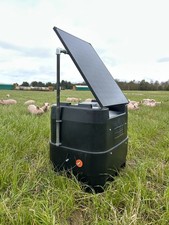 Solar Powered Stock Fence Energiser By Contented Products 160w Panel 5.0 Joules