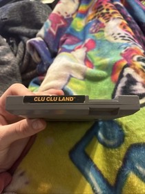 Clu Clu Land NES Nintendo Entertainment System Action Game Tested Authentic