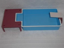 Bluey Figure Toy Dollhouse Swimming Pool Time Diving Board with Deck Blue 