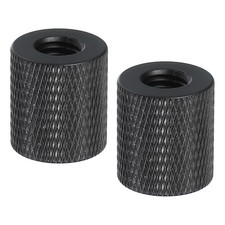 2 Pcs 1/4" Female to M8 Male Tripod Nut Camera Mount Screw1, 18 mm