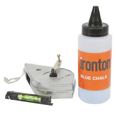 #ad Ironton Steel Blue Chalk Line Reel Set $9.95
