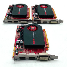 LOT OF 3 DELL ATI FIREPRO 3D V4800 0X31G 1GB GDDR5 VIDEO GRAPHICS CARDS