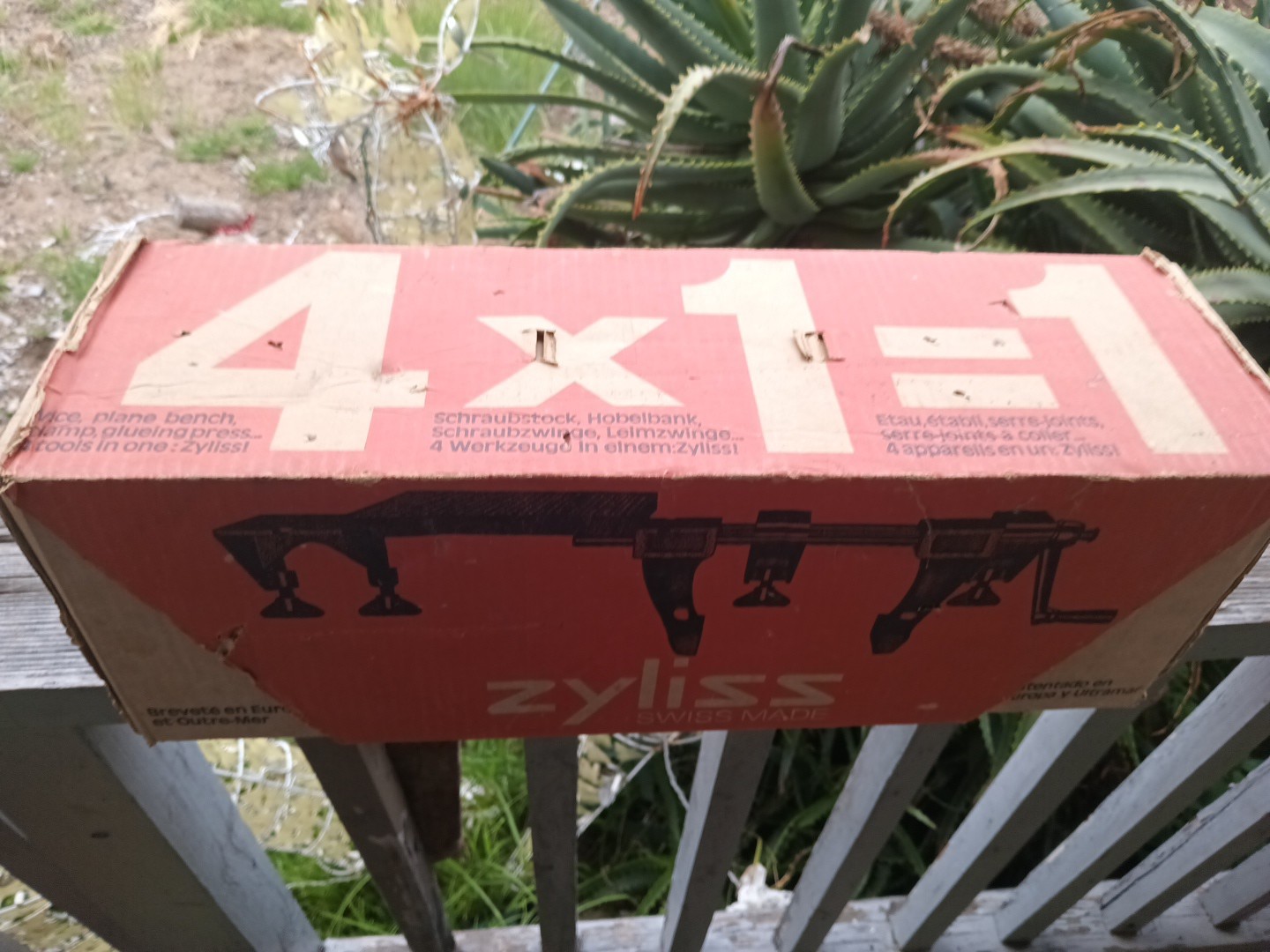 Zyliss Portable All-Purpose Bench Vise/Clamping System Switzerland Aluminum +Box