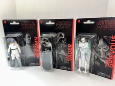 Star Wars Black Series Masters Of Evil 3 Pack Thrawn Vader Grievous Figures New