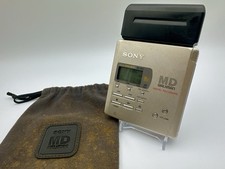 Sony MZ-R55 MD Walkman Portable MiniDisc Recorder Silver w/ Pouch Japan Tested