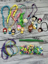 Tara Toys 2021 Disney Princess Frozen Minnie Mickey Beads, Charms & Necklaces