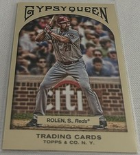 2011 Topps Gypsy Queen Baseball Scott Rolen Cincinnati Reds base card #9