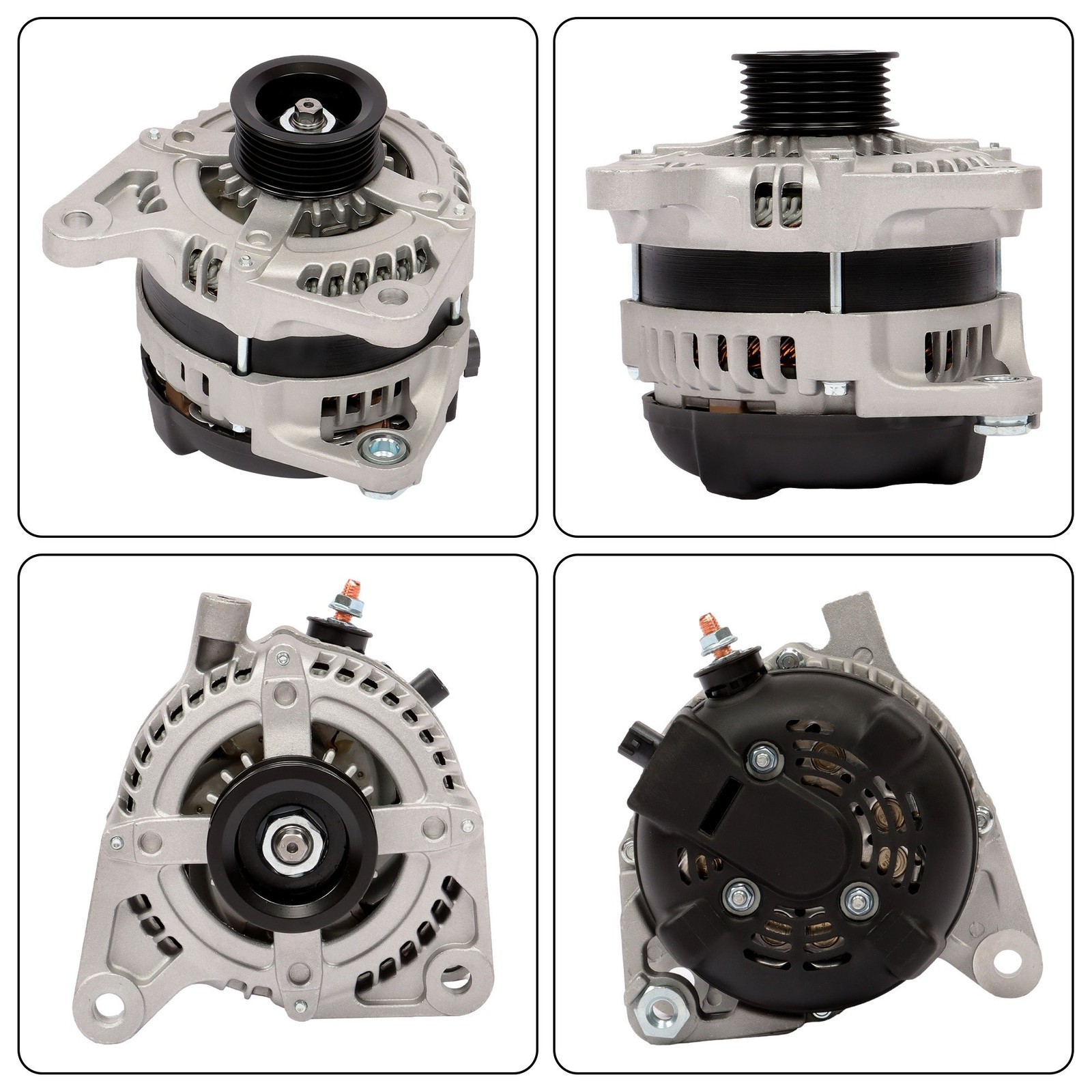 For Dodge Chrysler Jeep Wrangler 2008-11 Alternator 3.8L 140A 12V CW New 11294 thumbnail 11