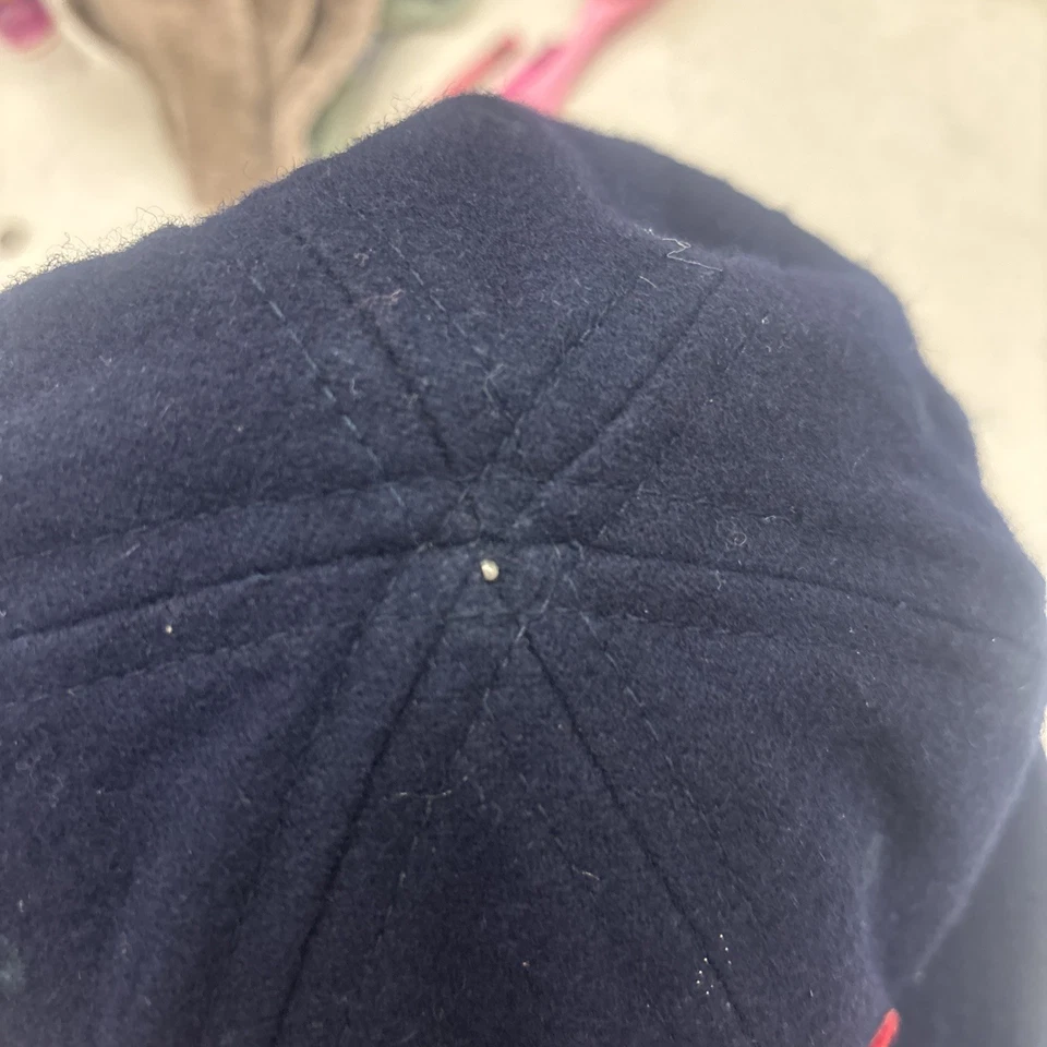 ebbets поле фланели шляпа 7 3/8 синий красный M - Изображение 2 из 4