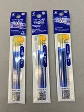 Pilot Gel Ink Refills for Frixion Pen Slim 0.38mm Blue, 3 Packs 9 refills total