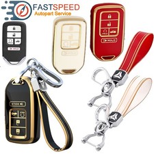 Tpu Remote Key Fob Cover Case For 2016-2020 Honda Accord Civic Pilot Odyssey Crv