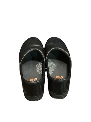 #ad Dansko XP 2.0 Clogs Slip Resistant Leather Black EU 38 7.5 8 US Comfort Shoes $25.00