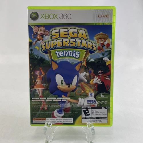 Sega Superstars Tennis + Live Arcade (Microsoft Xbox 360, 2008) Brand New