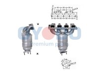 Oyodo Katalysator Kat Passend FüR Opel Meriva Astra G CC 1.6 16V 1.4