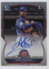 2023 Bowman Chrome Prospect Refractor 295/499 Adan Sanchez #CPA-ASA Auto 1a39