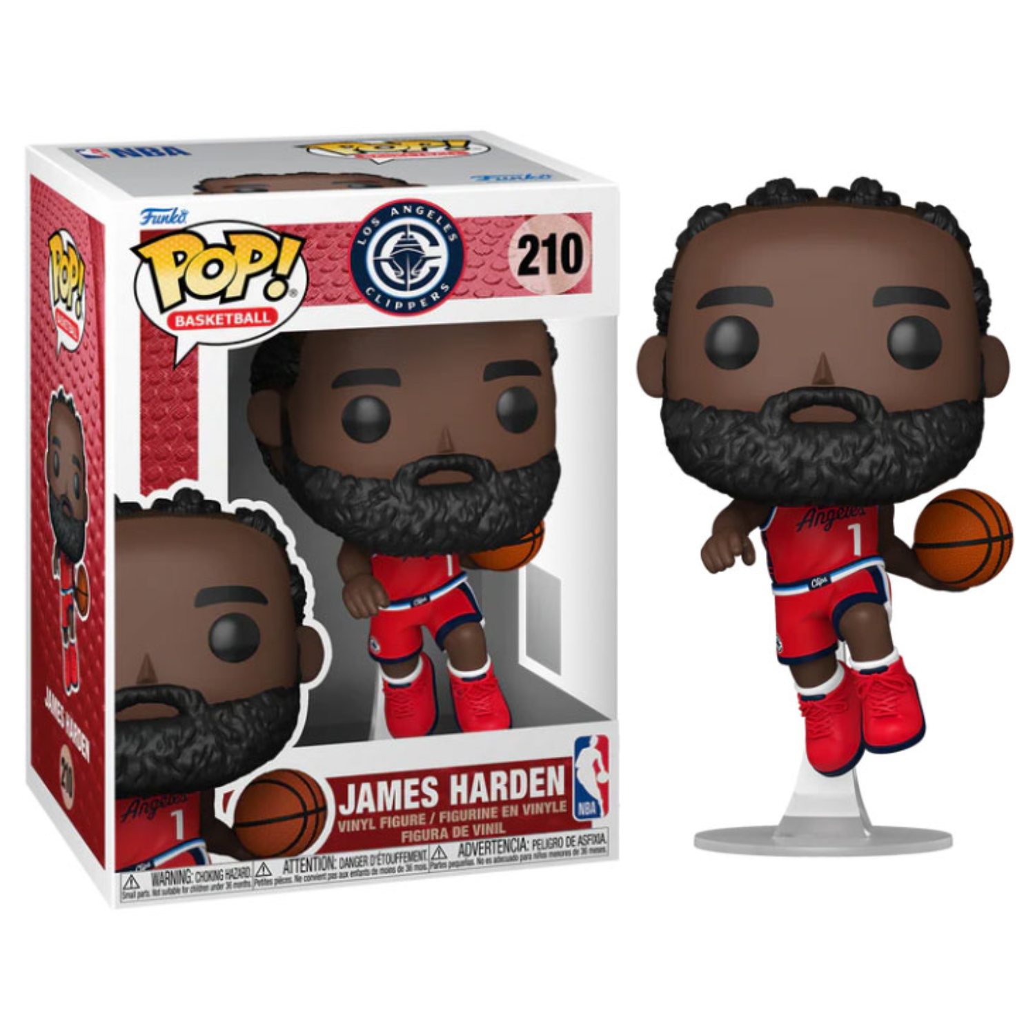 Funko Pop ! NBA - Los Angeles Chipper (210) James Harden 9cm (Preorder)