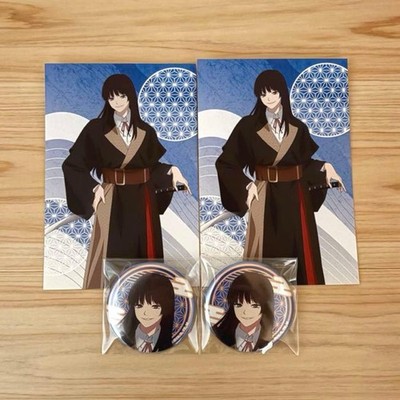 Hell's Paradise Toma Can Badge Bonus Postcard Set 2 Pieces