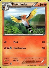 Fletchinder Uncommon XY Phantom Forces 9/119 Fire Pokemon Card