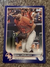 2022 Topps Series 2 - Jose Urquidy #607 Royal Blue - Houston Astros