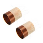 Haut-parleur Bobine 1.02x0.43 Pouce 2 Couche Cuivre Bobine pour Réparation 2 Set