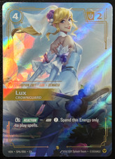 Lux Crownguard SP6/006 Riftbound Vendetta LoL TCG Foil Alt Art Crystal Rose - NM — live eBay listing