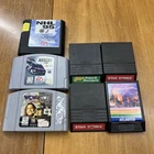 Lot Of 7 Vintage Video Game Cartridges Nintendo EA Imagic Mattel Untested