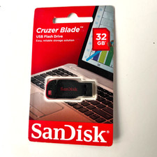 SanDisk Cruzer Blade 32 GB USB Flash Drive - New  Sealed