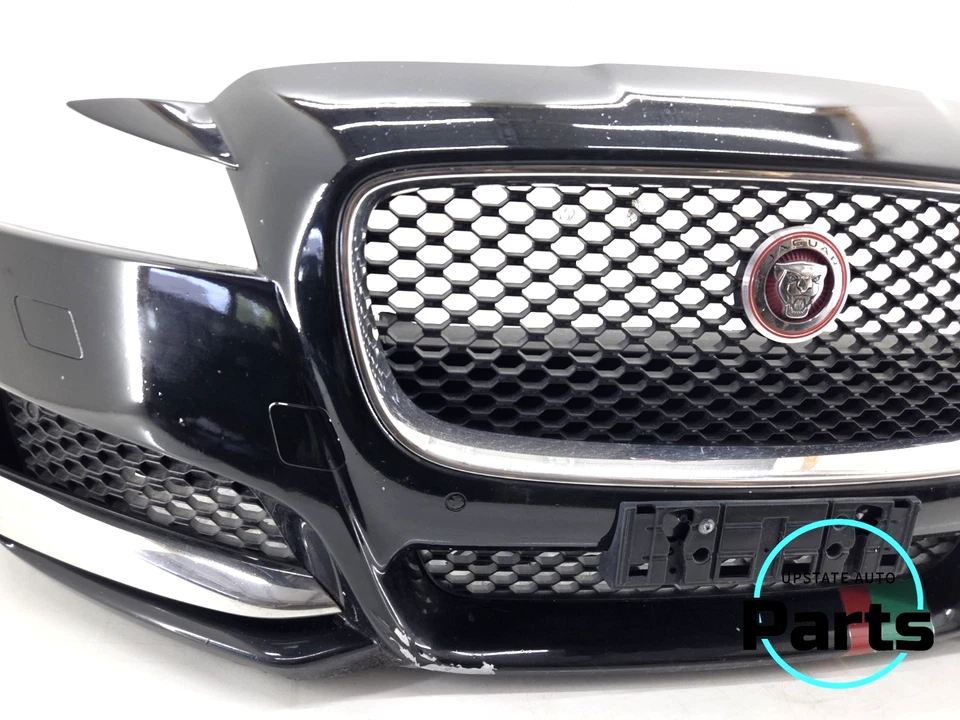Parachoques delantero Jaguar XF X260 2016-2020 montaje completo OEM Ultimate Black Foto 3 de 4