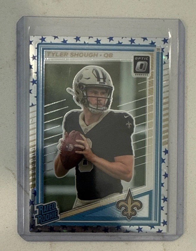 2025 PANINI DONRUSS OPTIC 223 TYLER SHOUGH STARS PRIZM RC