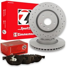 Zimmermann Bremsscheiben Ø312mm + Beläge Vorne passend für VW Passat B8 Skoda 3