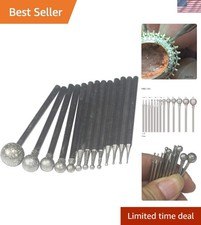 Durable 13 Pcs Diamond Burr Set - Sharp Cutting for Jewelry and Gemstone Work