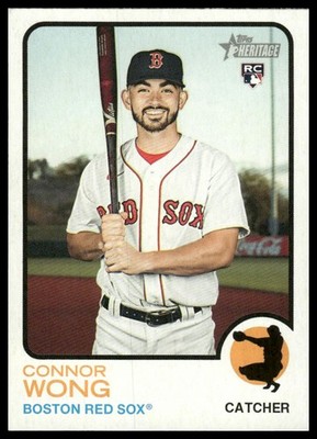 Connor Wong Rookie RC 2022 Topps Heritage #249 Boston Red Sox