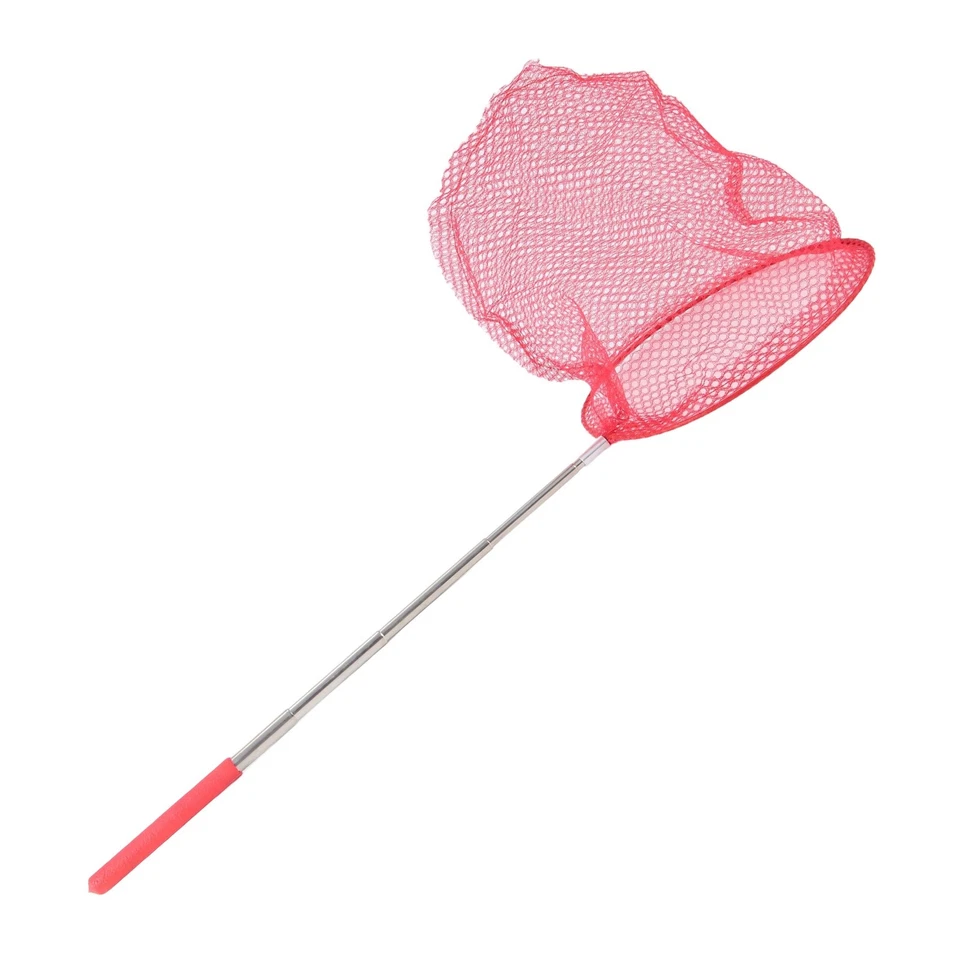 Aussen Schmetterlings Netz Netz Tasche Edelstahl Teleskop5531