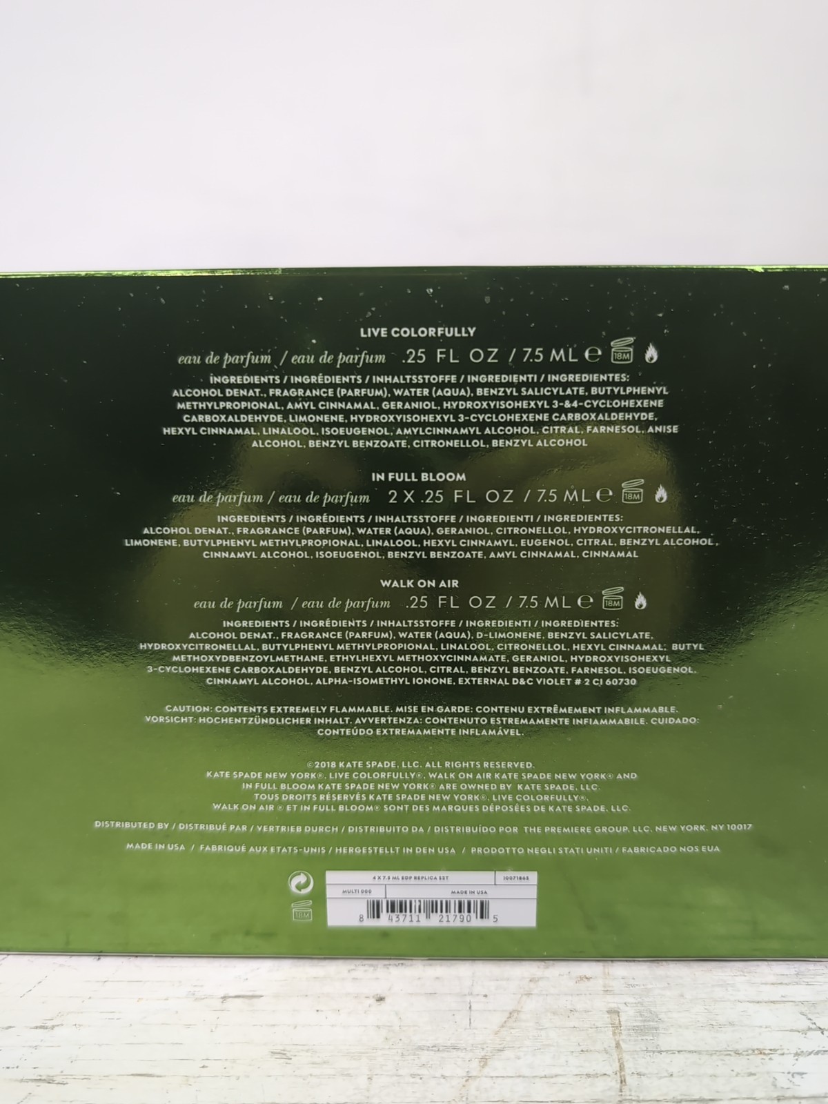 Kate Spade New York Mini Perfume Gift Set 4×7.5mL – Live Colorfully, In Full thumbnail 3