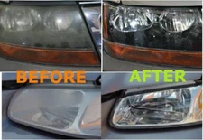 Headlight restorer renewer cleaner polisher headlamp lens repair clean restore 